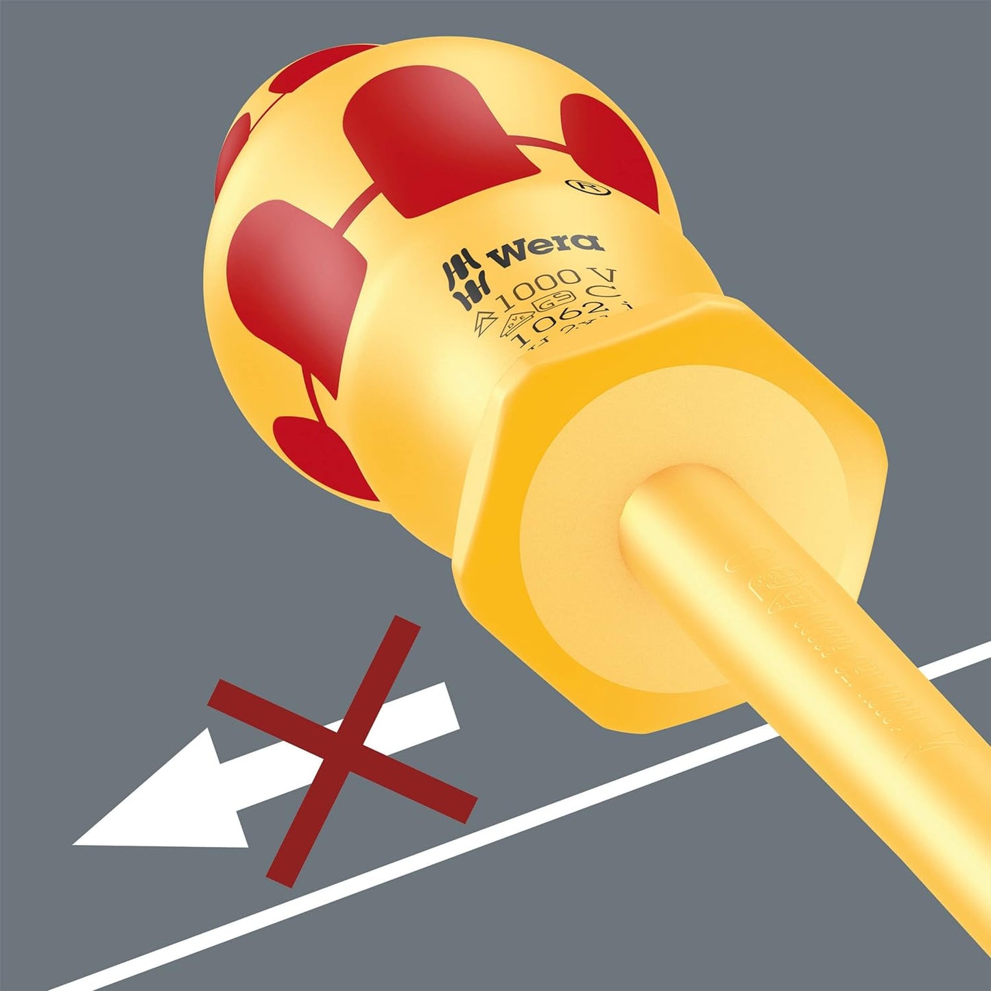 Jogo de chaves de fendas Kraftform VDE 6pcs Wera 1060 i/1062 i/6