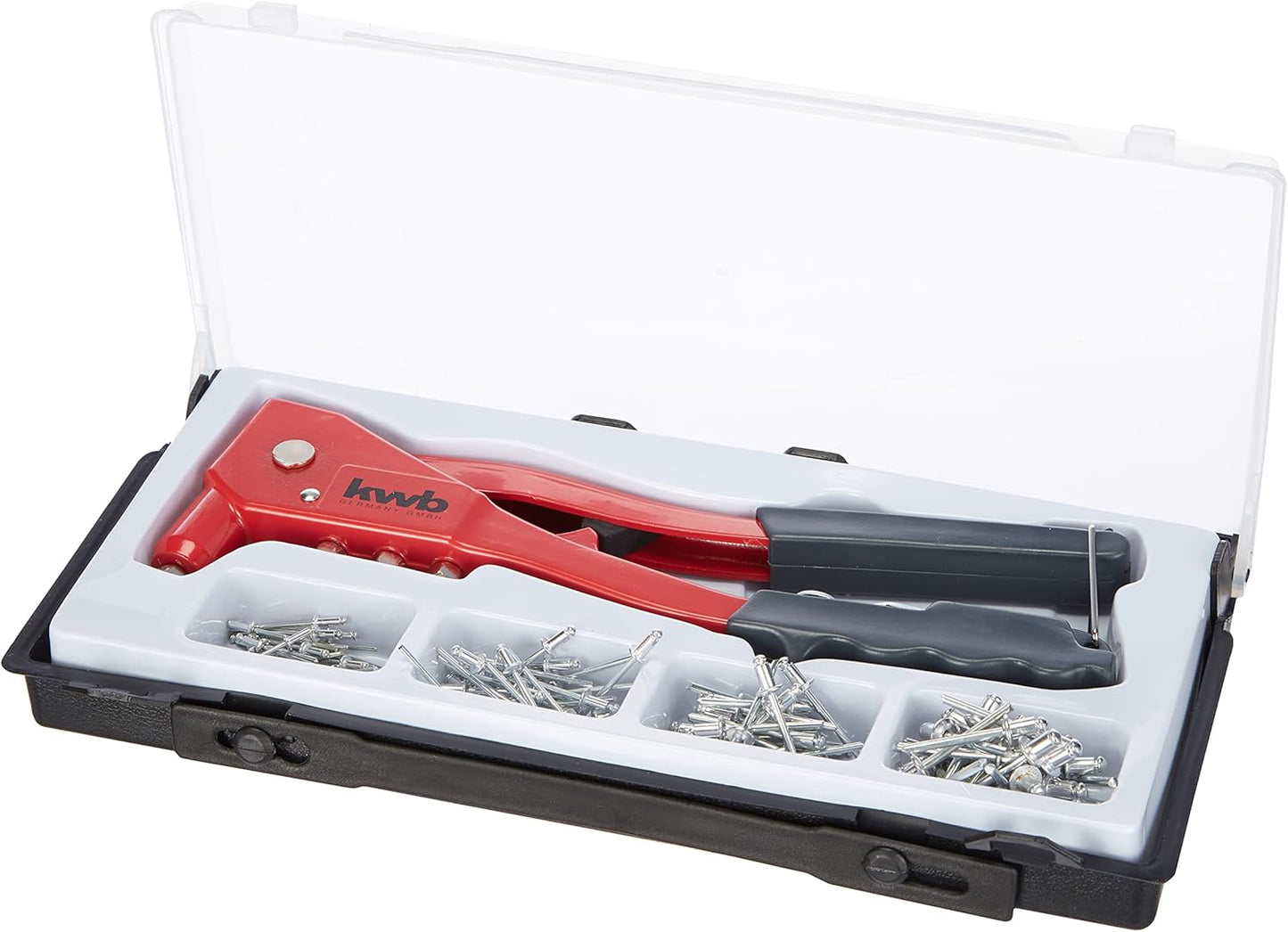 Conjunto de máquina de rebitar com 100 rebites KWB 49407190