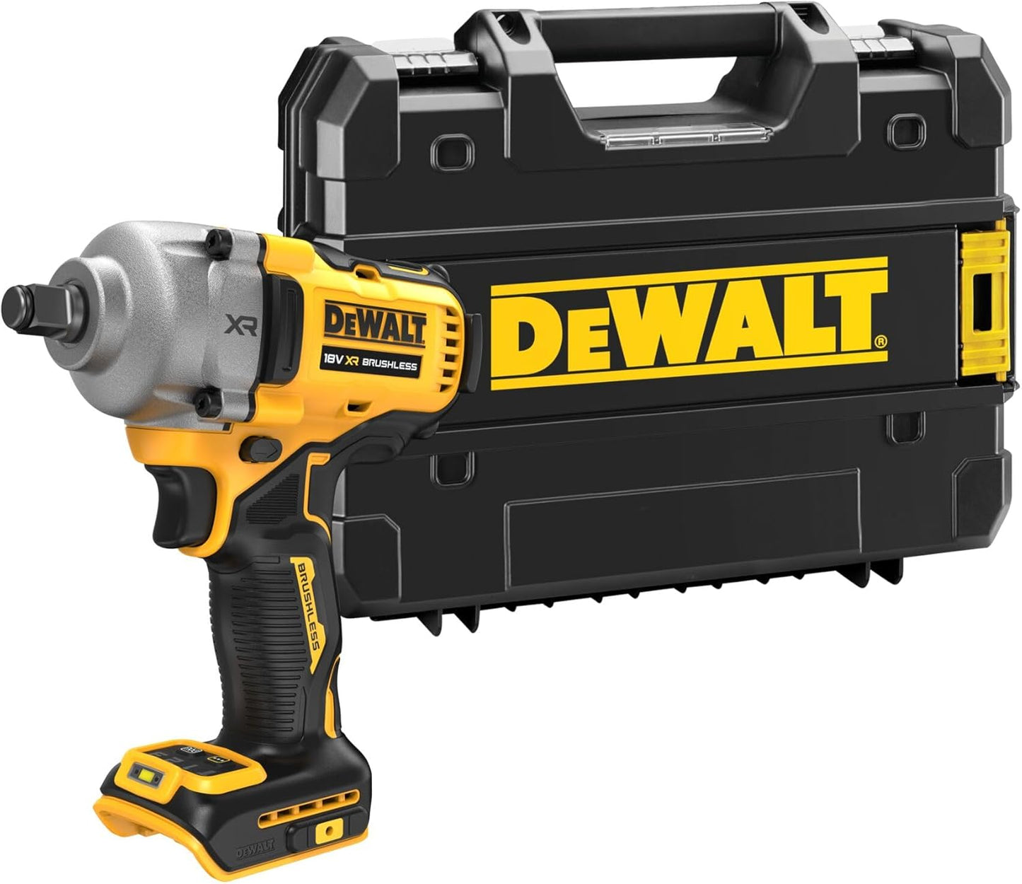Chave de impacto sem escova XR 18V 1/2 813Nm com estojo de transporte Dewalt DCF891NT