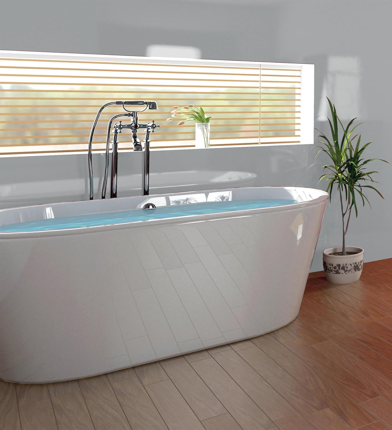 Desaguador de banheira Click-Clac com sifão orientável Wirquin, ref. 30723100