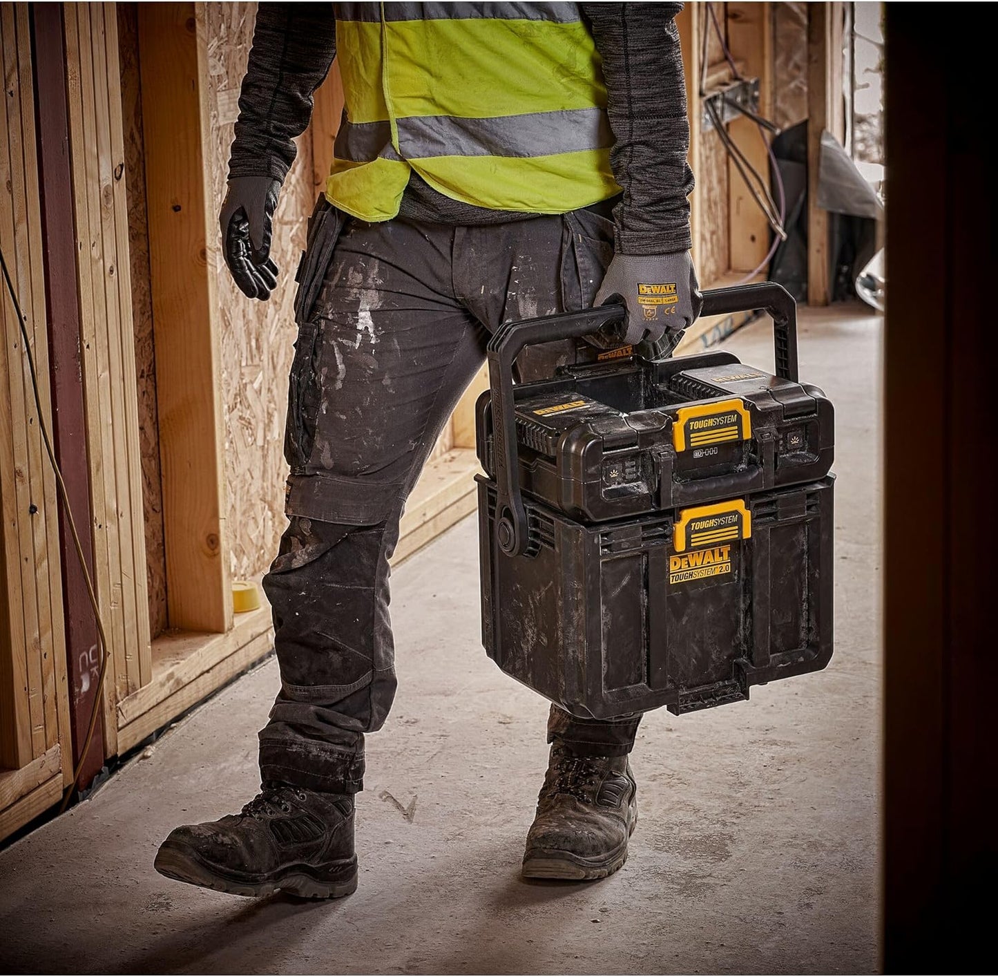 Caixa de luz 2 em 1 TOUGHSYSTEM 2.0 Dewalt DWST08061