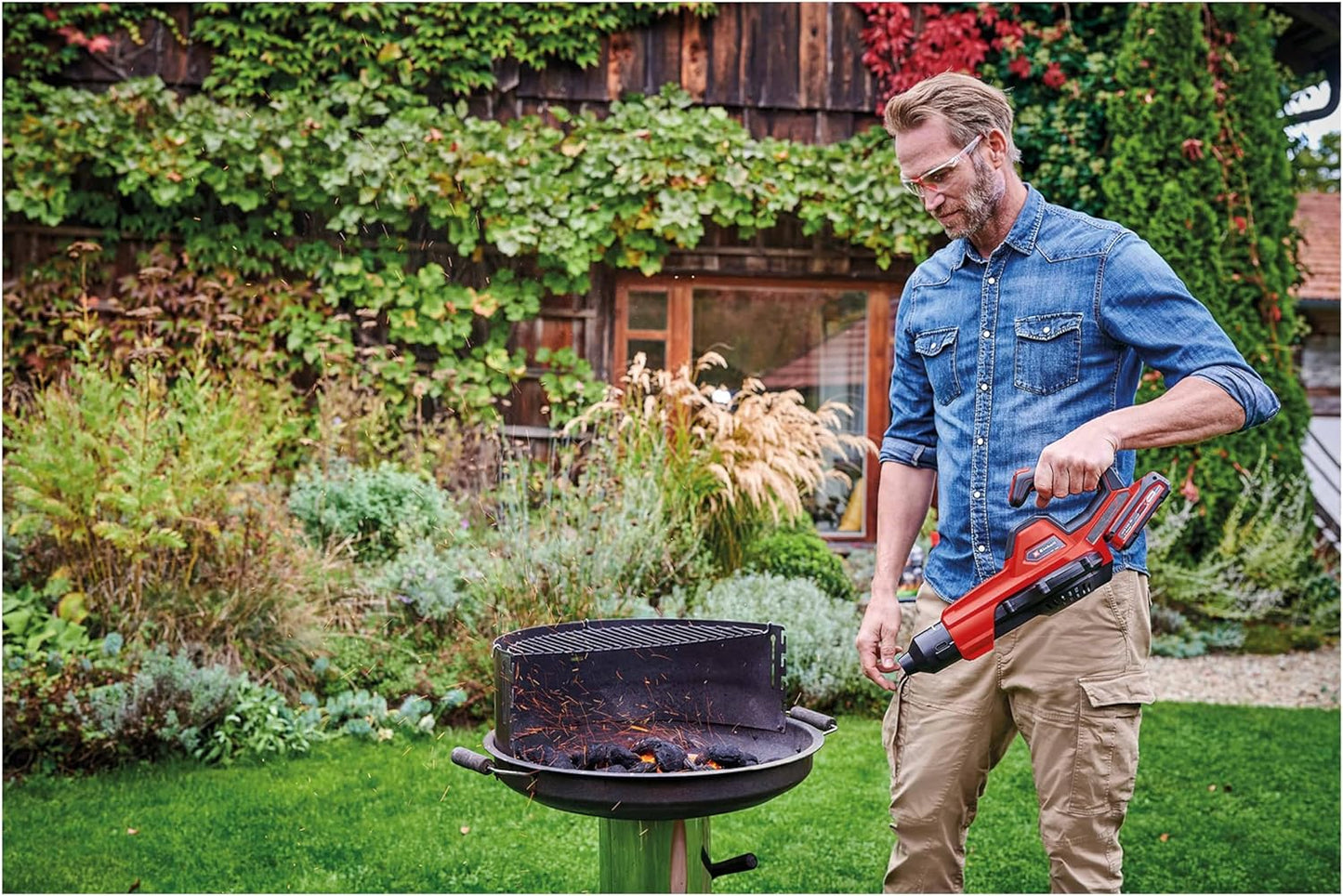 Soprador de folhas a bateria 18V 250 km/h GE-UB 18/250 Li E-Solo Einhell