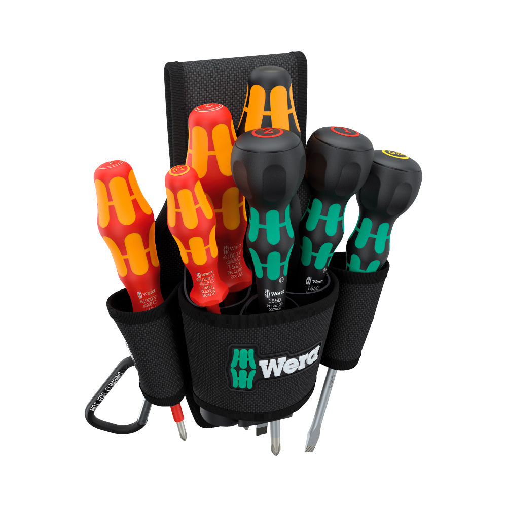 Conjunto de bolsas para cinto 2 8 peças Wera 9621