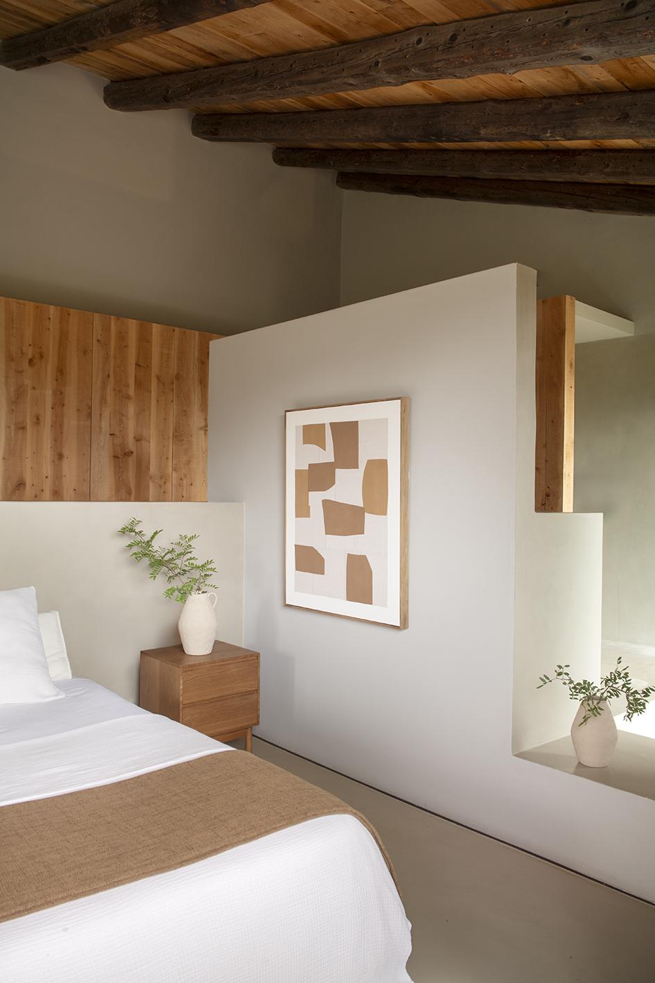 Vaso bege de grés Masaka 30 cm Andrea House