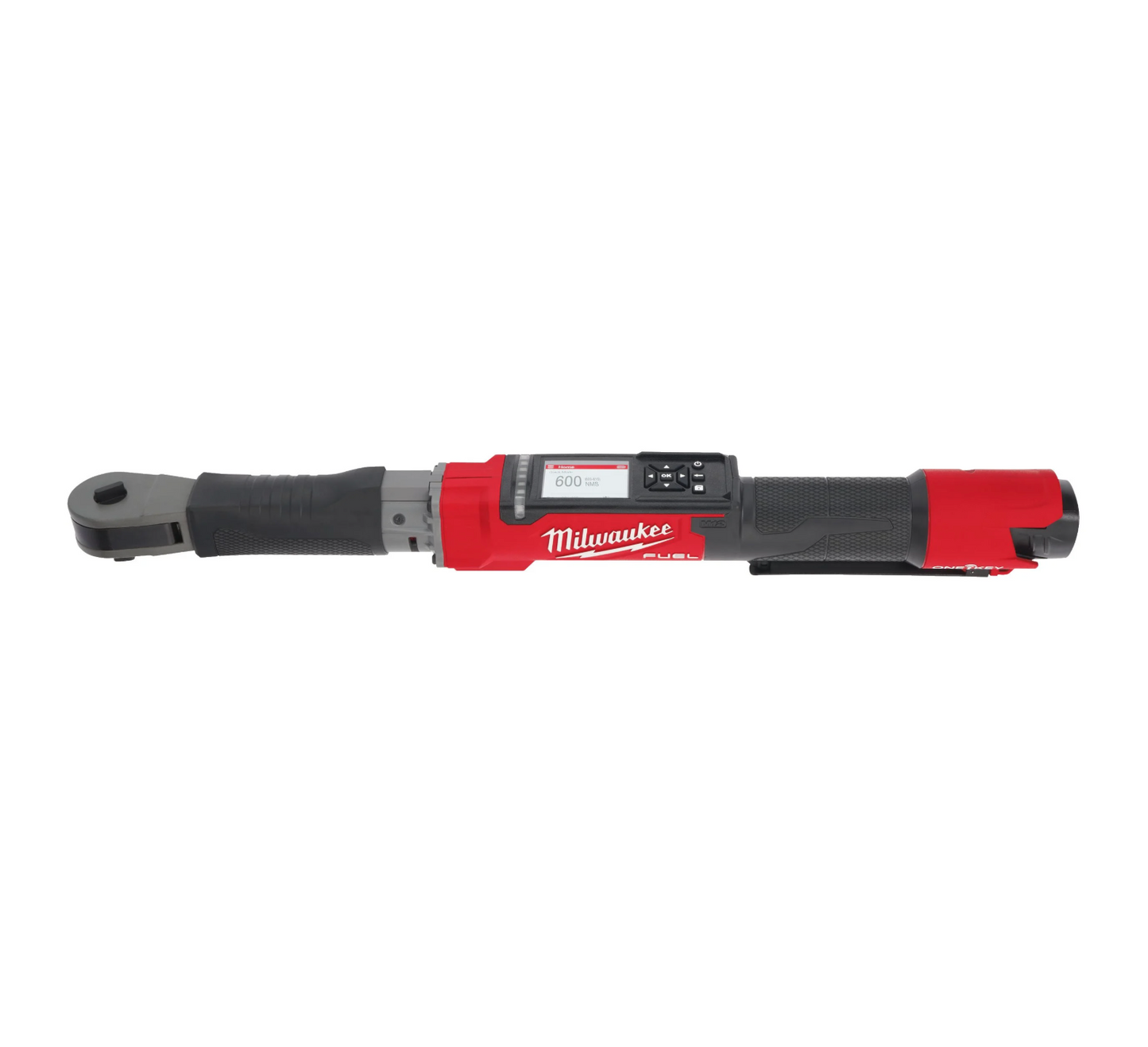 Chave dinamométrica de catraca M12 Fuel One-Key 1/2" com bateria + carregador + mala Milwaukee M12 ONEFTR12-201C