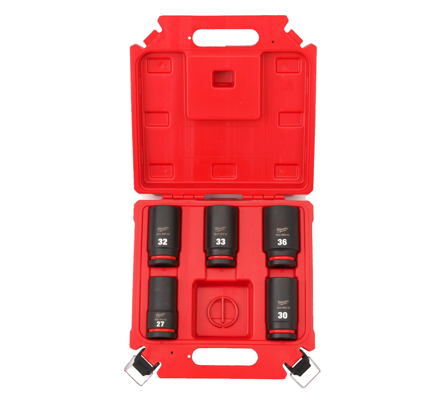 Conjunto de 5 chaves de impacto 3/4” Shockwave Impact Duty Milwaukee