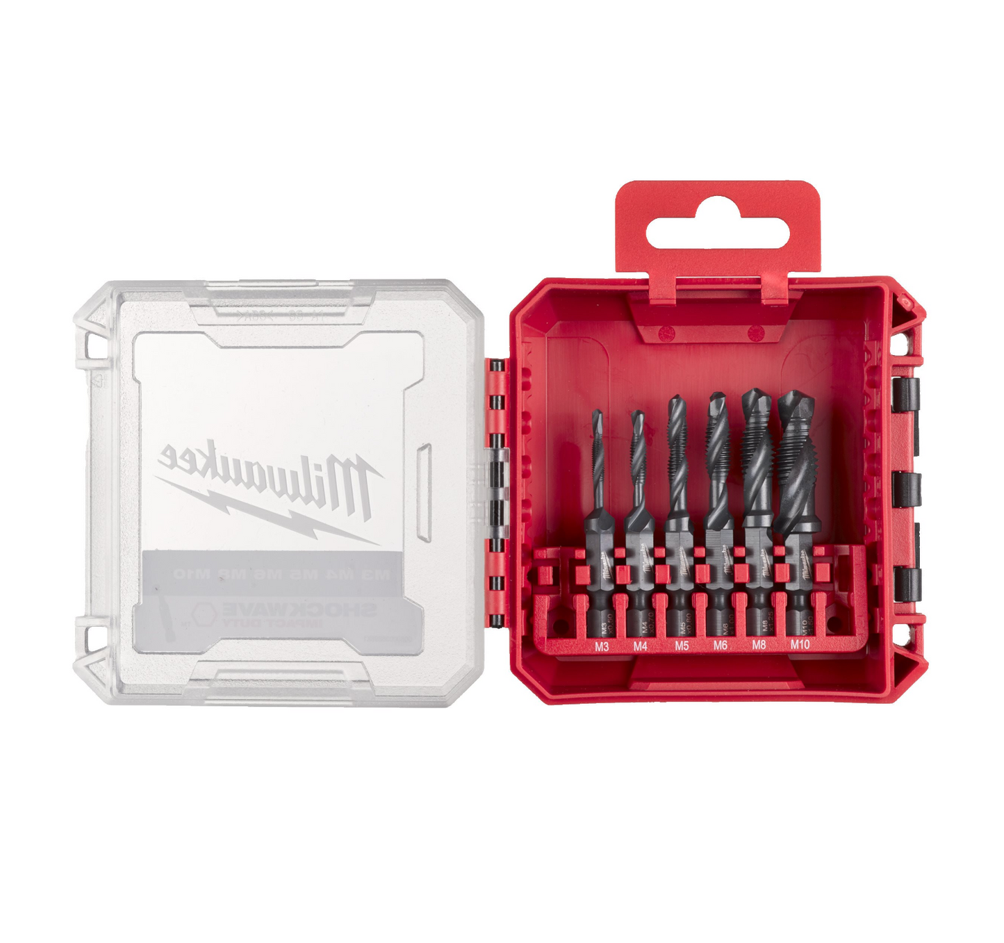 Brocas Milwaukee 1/4” 6pc HSS-G com rosca