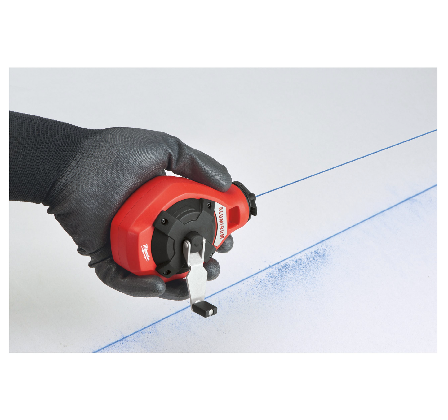 Corda fina de 30 m com giz azul de Milwaukee