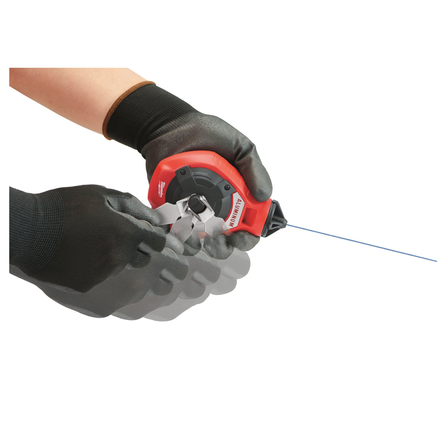 Corda fina de 30 m com giz azul de Milwaukee