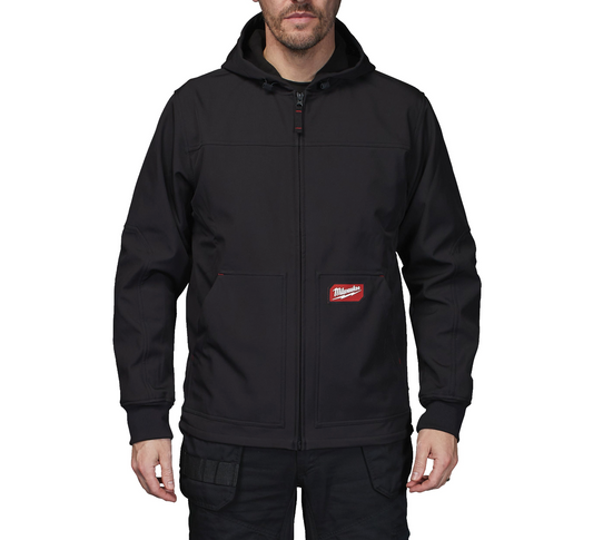 Casaco com capuz FREEFLEX Softshell Preto Milwaukee SJ BL