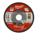 Disco de corte fino para metal PRO+ SCS 41/115x1x22mm Milwaukee