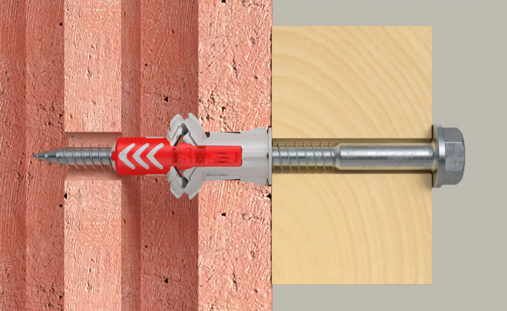 Caixa de buchas Duopower 10x50S + Parafusos Fischer 25 unidades