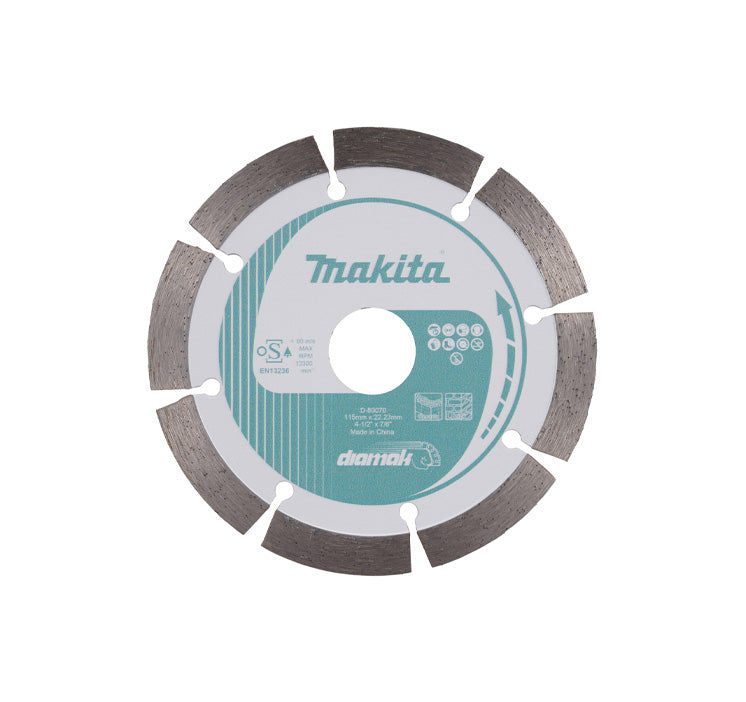 Lâmina diamantada Diamak 115mm Makita D-80070