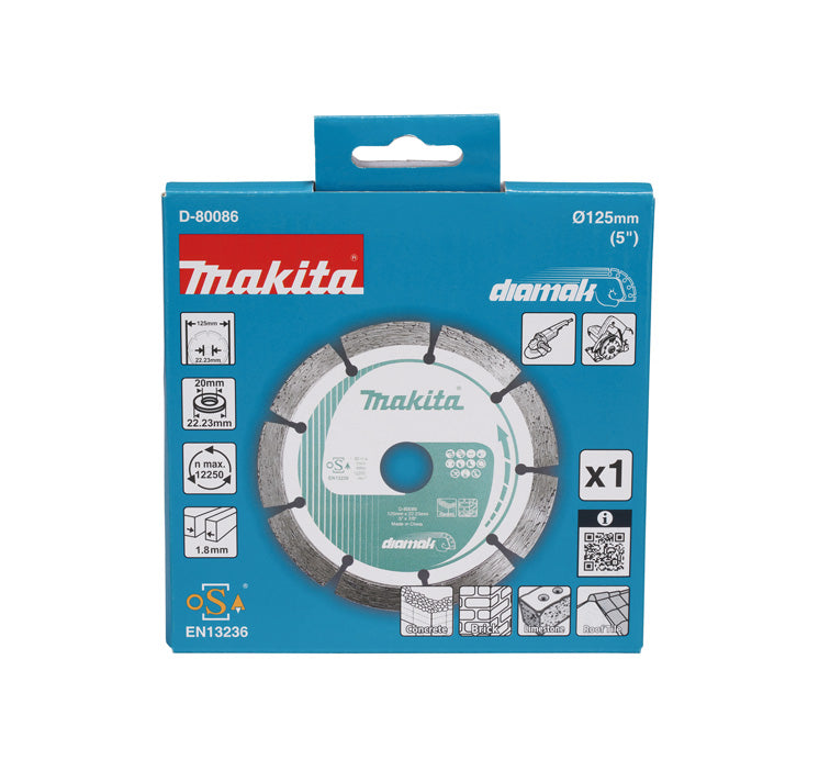 Lâmina diamantada Diamak 125mm Makita D-80086