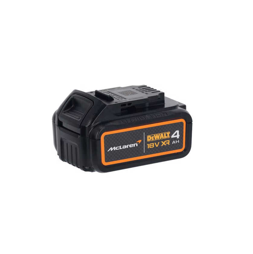 Berbequim de martelo McLaren 18V 90Nm 13mm com 2 baterias de 4Ah + mala Dewalt DCD85MM2T