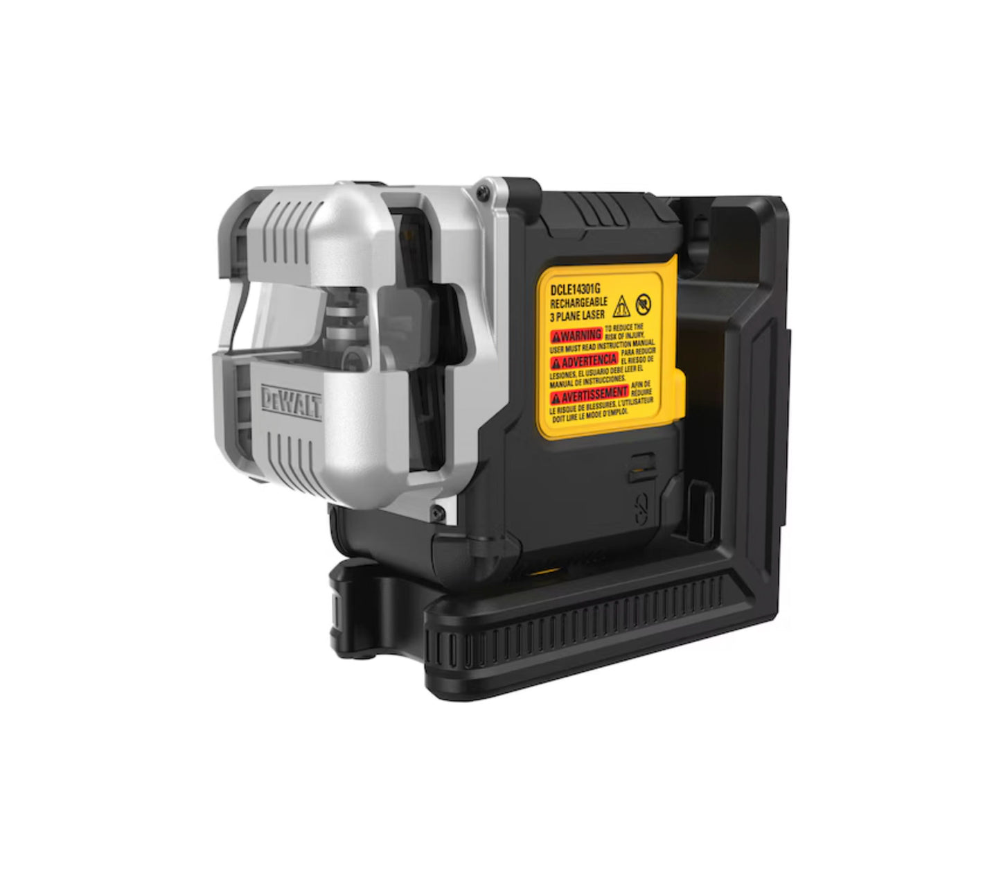 Nível laser autonivelante Verde USB-C de 3 linhas 180º Dewalt DCLE14301GB