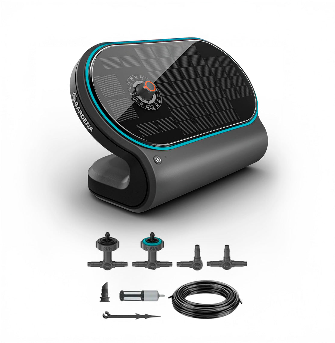 Conjunto de irrigação solar automática AquaBloom L da Gardena 13330-20