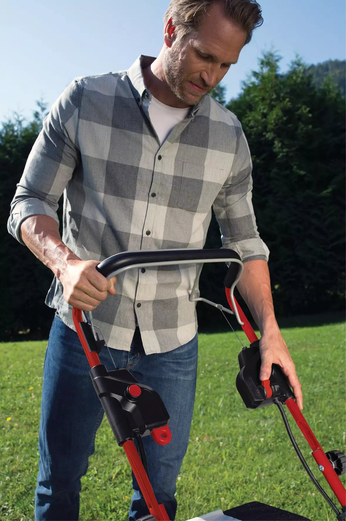 Cortador de relva a bateria com 4bat 4,0Ah + 2 carregadores duplos GP-CM 36/47 S HW Li Einhell