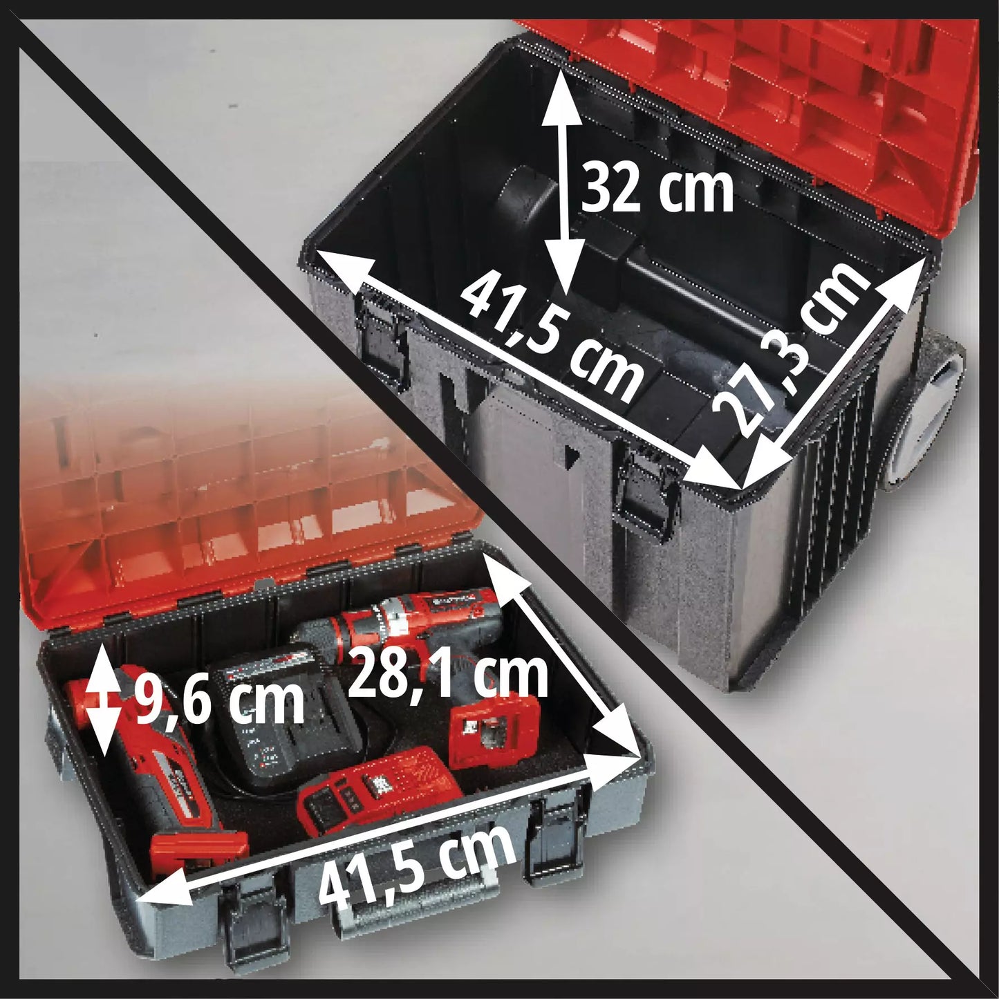 Sistema de malas com rodas Einchell E-Case Tower