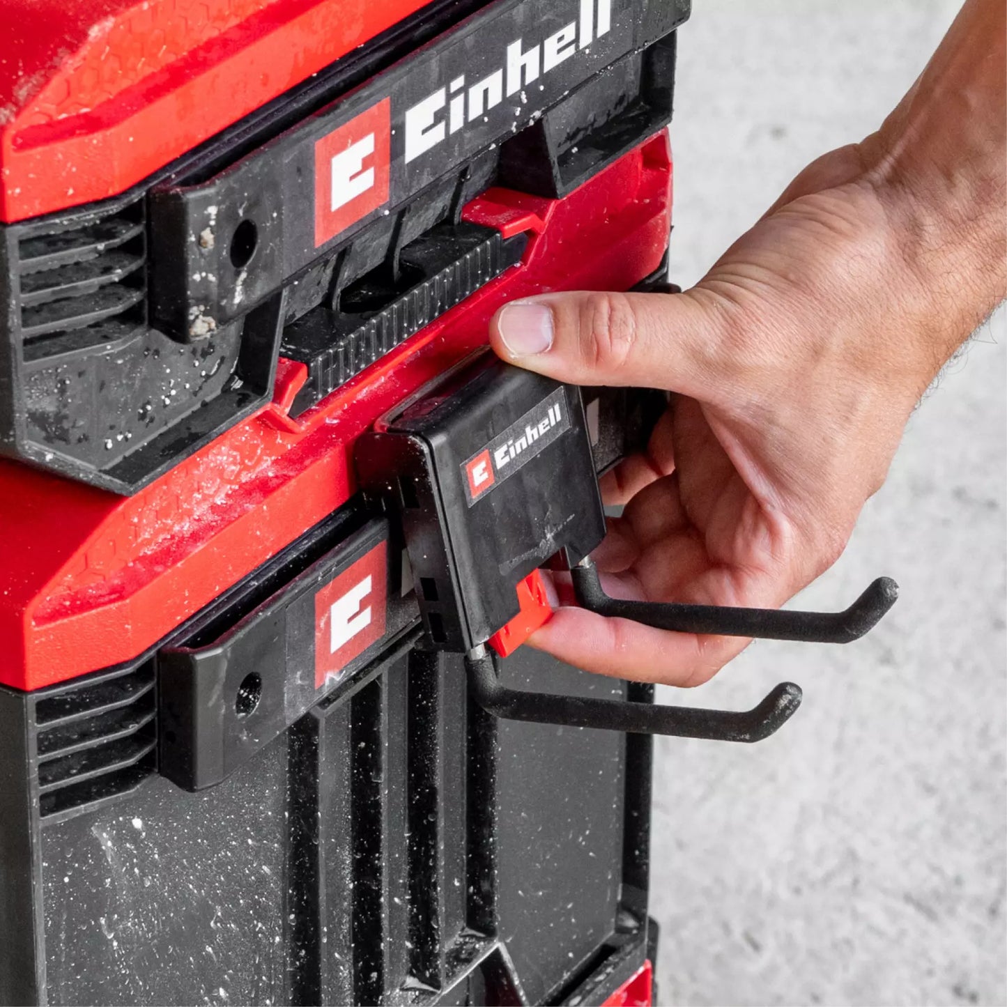 Gancho doble para sistema Einhell E-Case