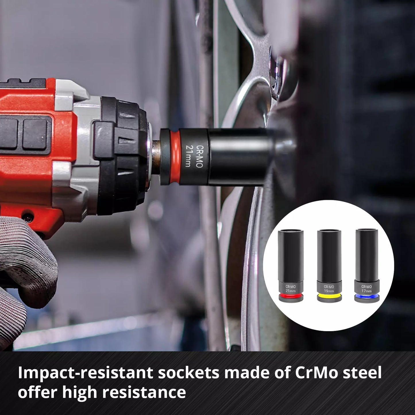 Conjunto de chaves de impacto Einhell 5pcs 49109273