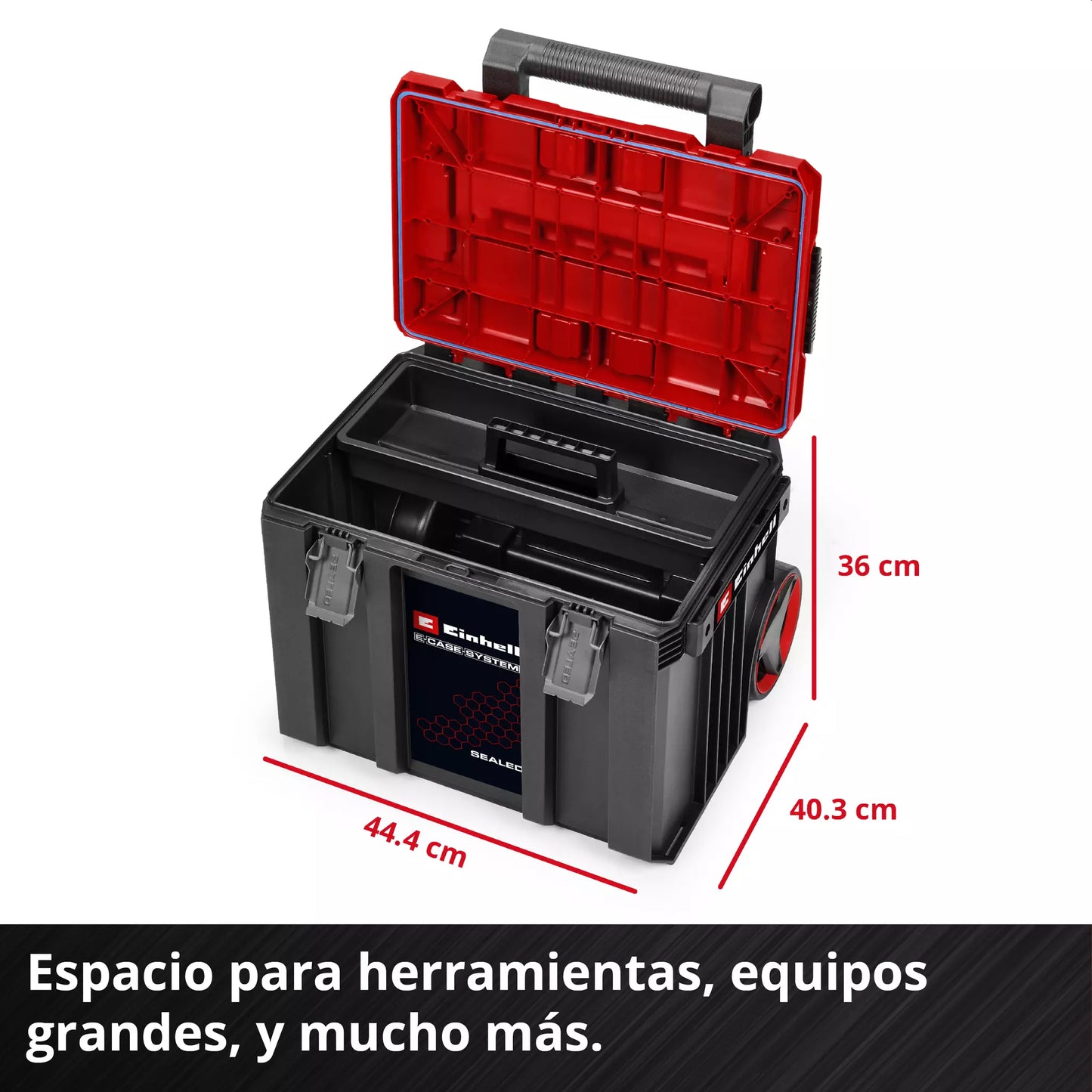 Sistema de maletines con ruedas Einhell E-Case Rolling Workshop SEALED