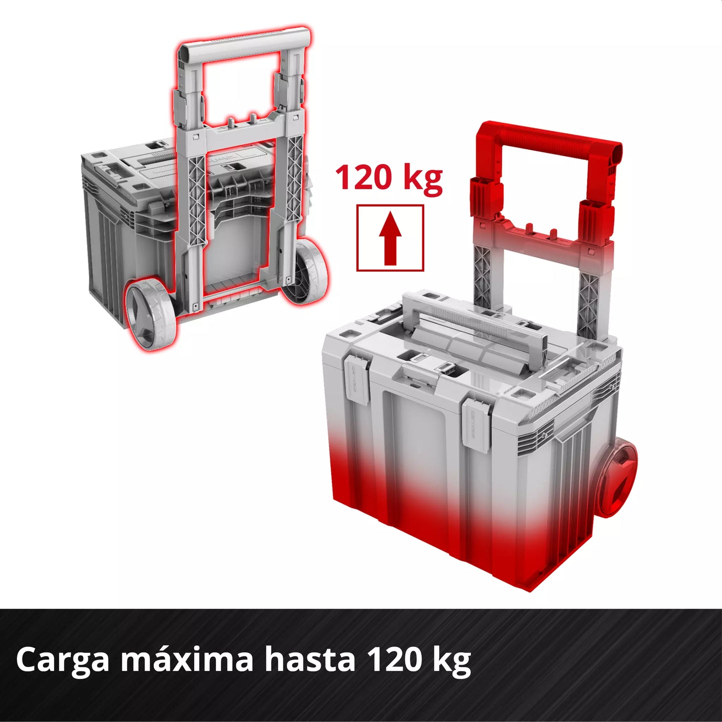 Sistema de maletines con ruedas Einhell E-Case Rolling Workshop SEALED