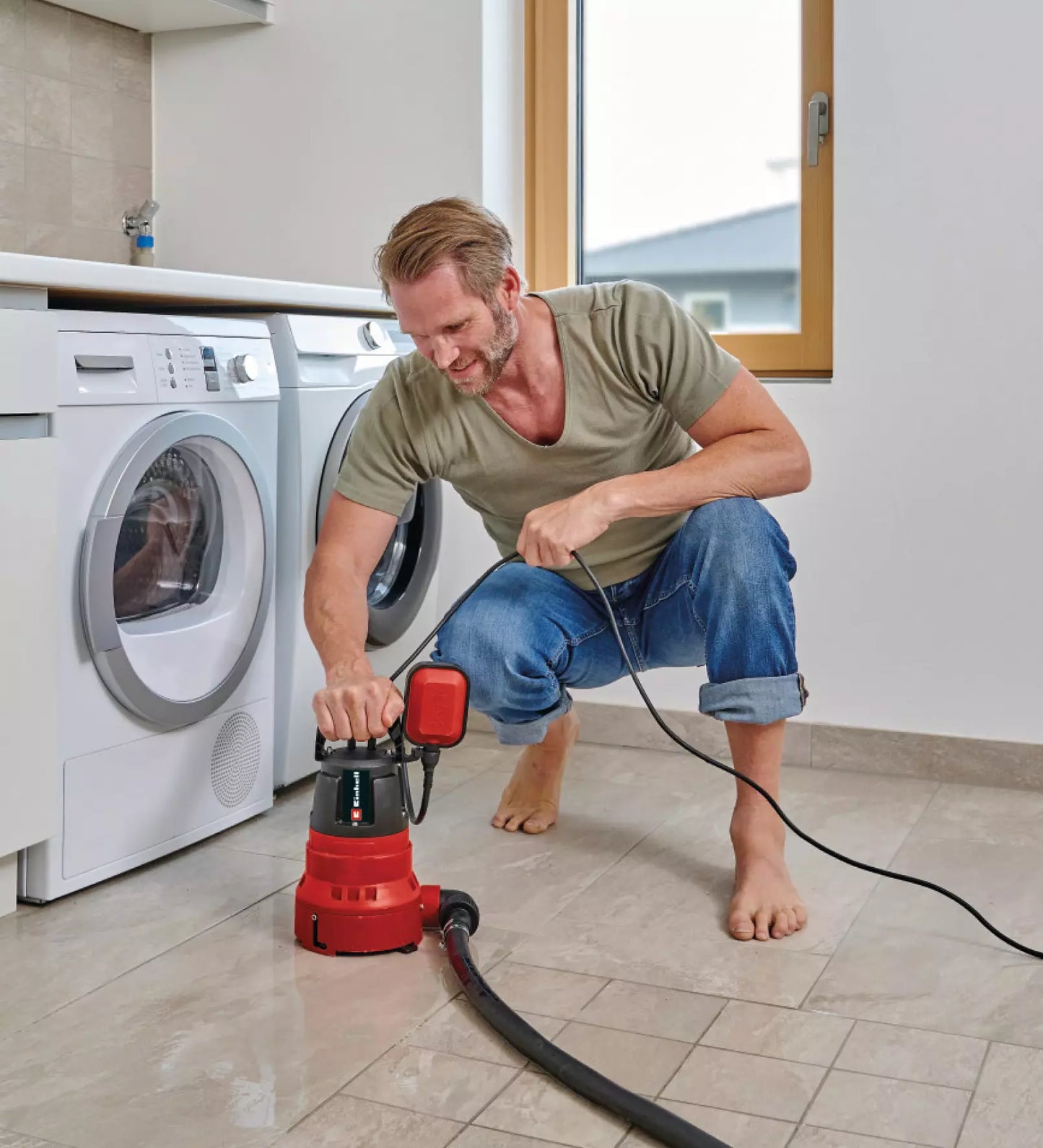 Bomba de água suja Einhell GC-DP 7035 LL 700W 16.000L/h