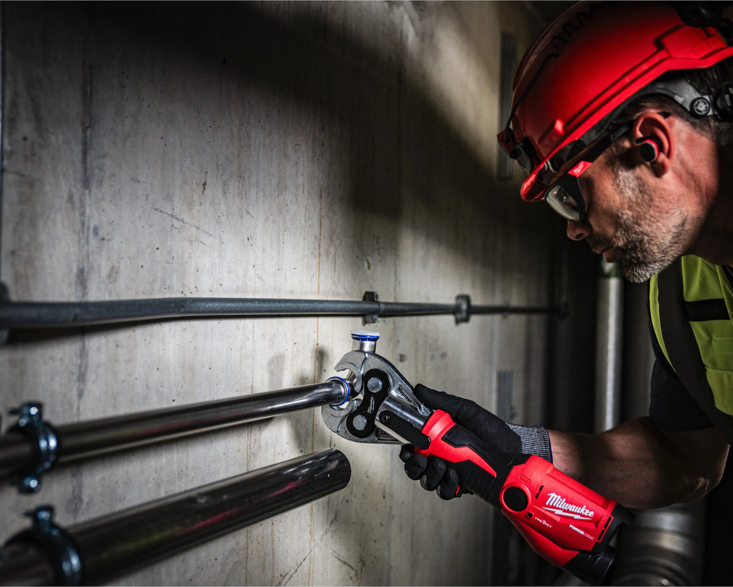 Prensa hidráulica subcompacta U-SET Milwaukee M12 HPT-202C, modelo M12 Force Logic
