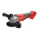 Rebarbadora angular M18 de 115 mm com interrutor de pá Milwaukee M18 BLSAG115XPD-0