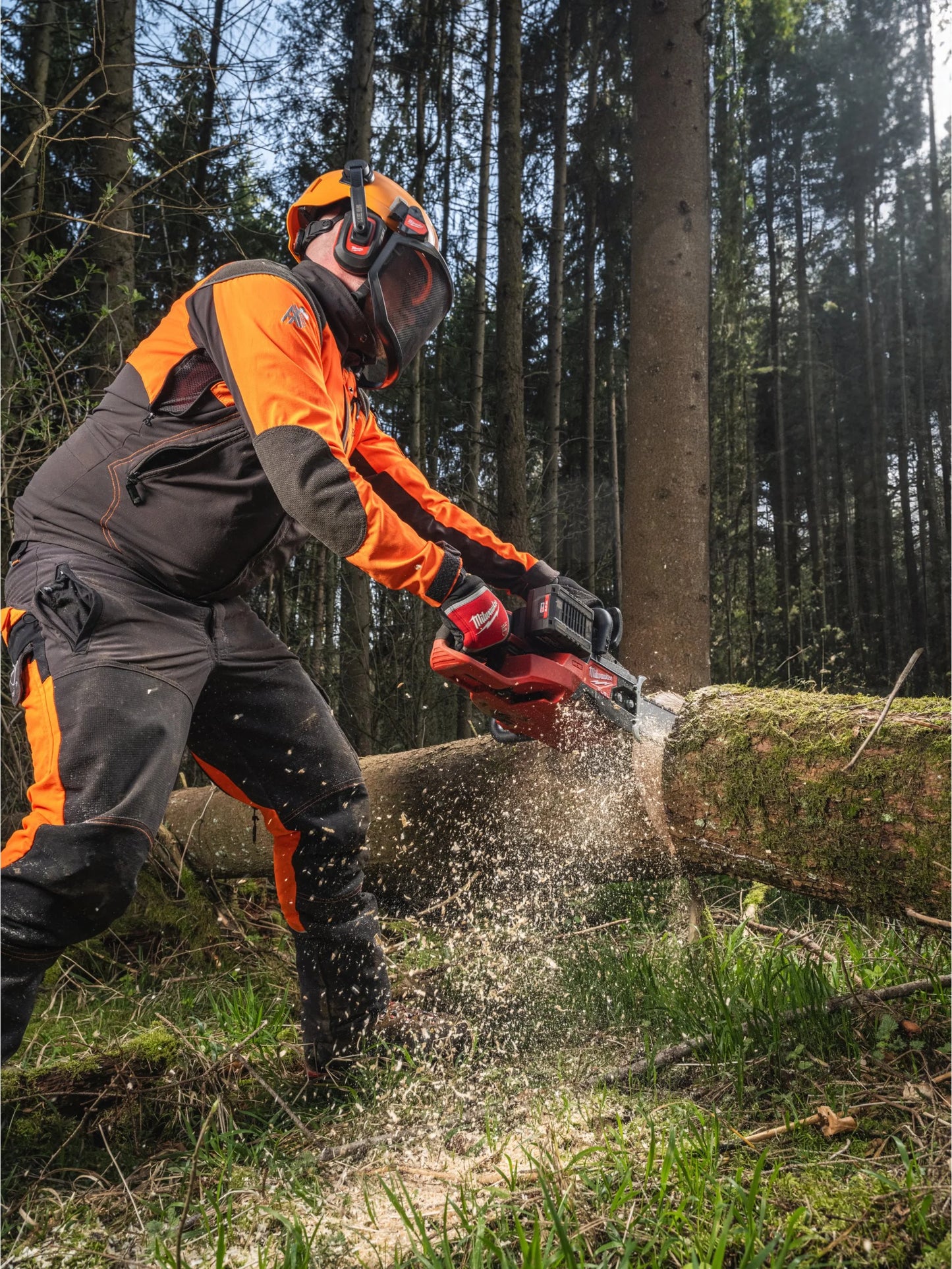 Motosserra a bateria dupla Milwaukee M18F2CHS50-802 50cm