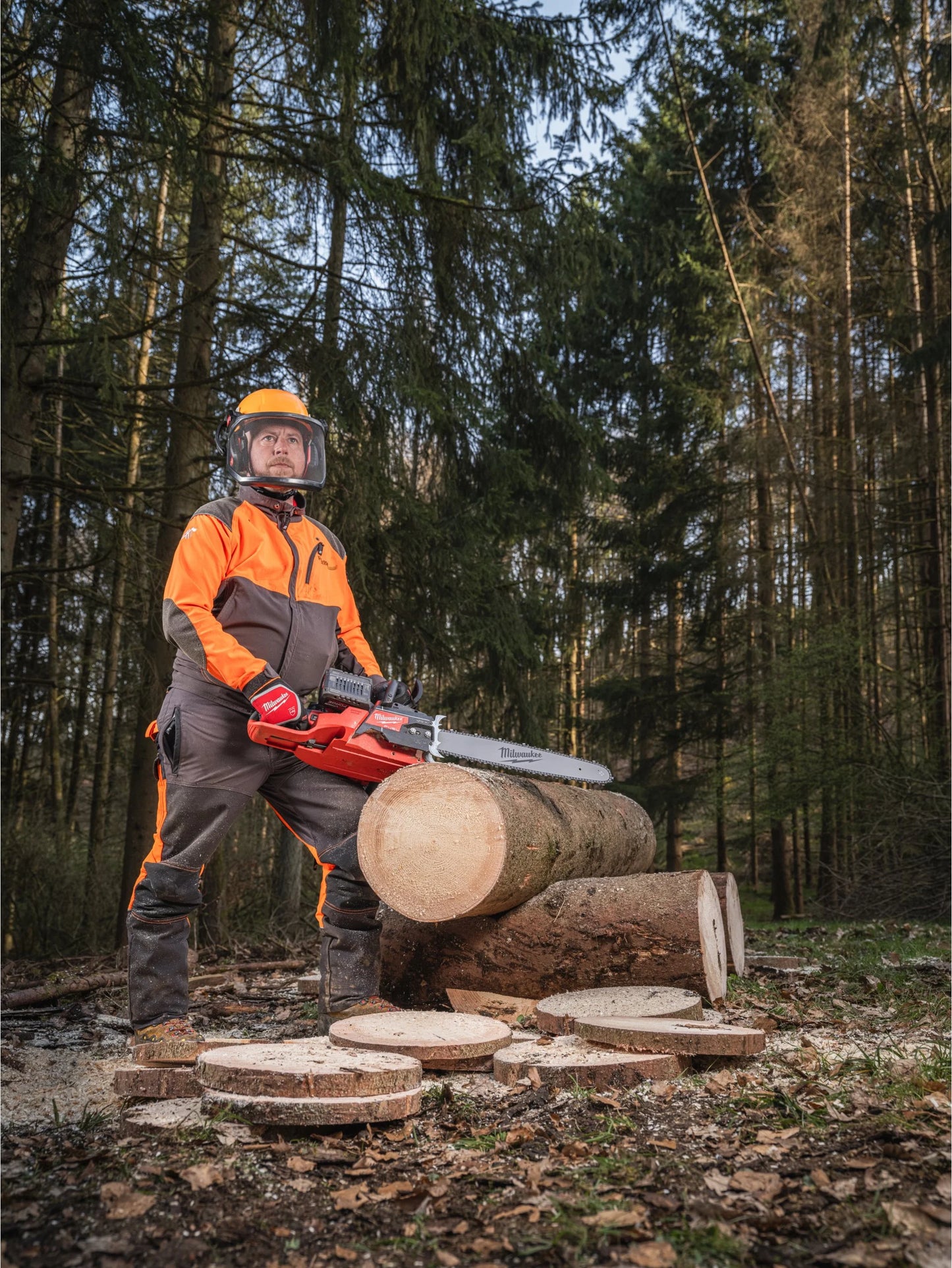 Motosserra a bateria dupla Milwaukee M18F2CHS50-802 50cm