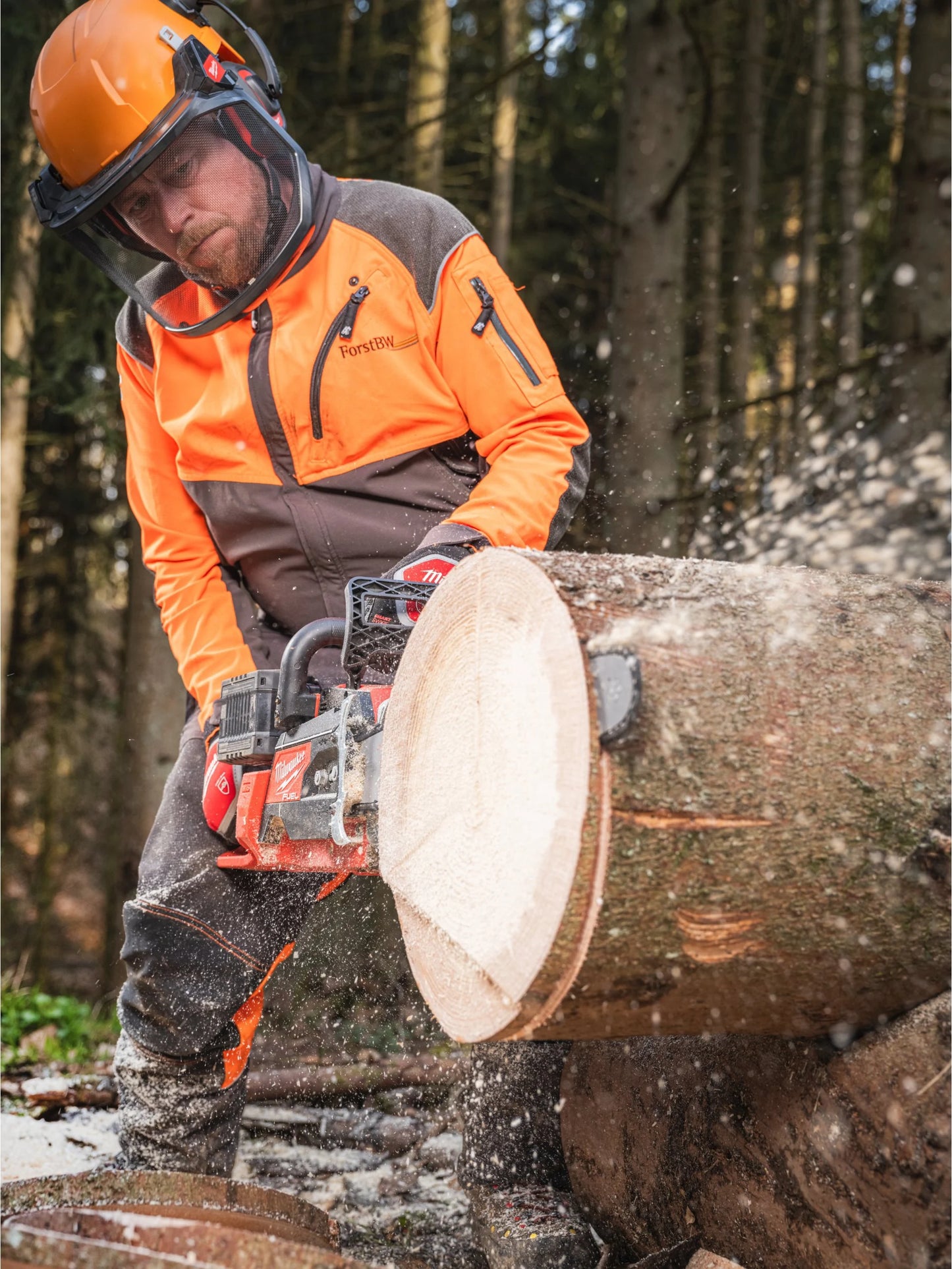 Motosserra a bateria dupla Milwaukee M18F2CHS50-802 50cm