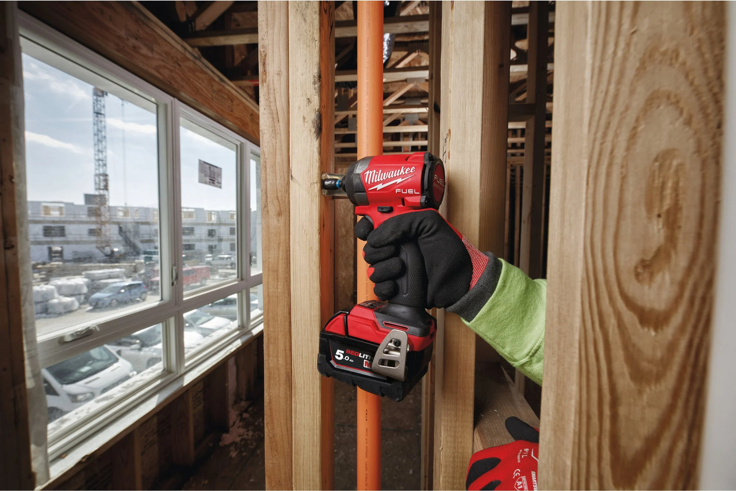 Powerpack M18 Taladro percutor + Atornillador de impacto + 2bat + Cargador + Maletin Milwaukee M18 FPP2A3-502X