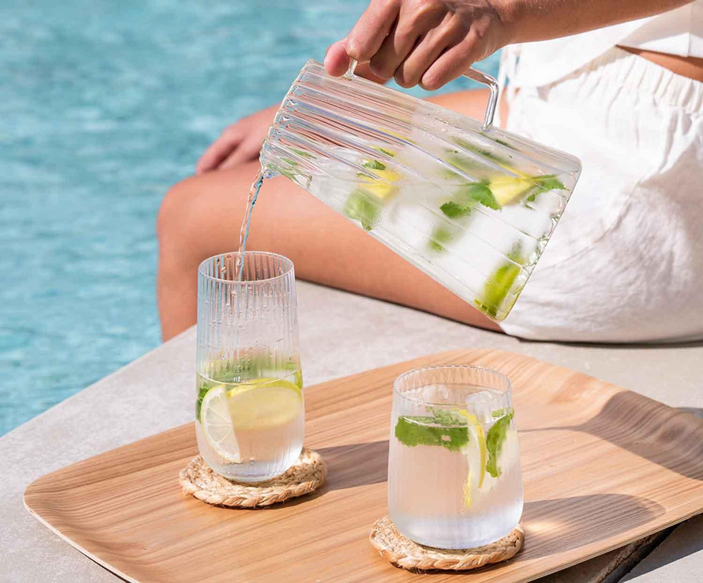 Jarra de água de cristal 1L Andrea House