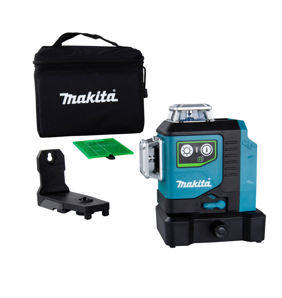 Nível laser de 3 linhas verdes 360º 12V CXT Makita SK700GD