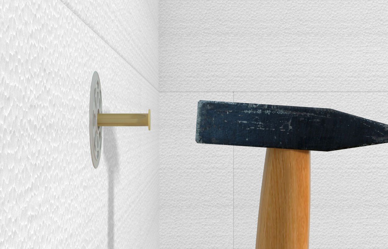 Fijación de enlucido 8/100 100uds Fischer