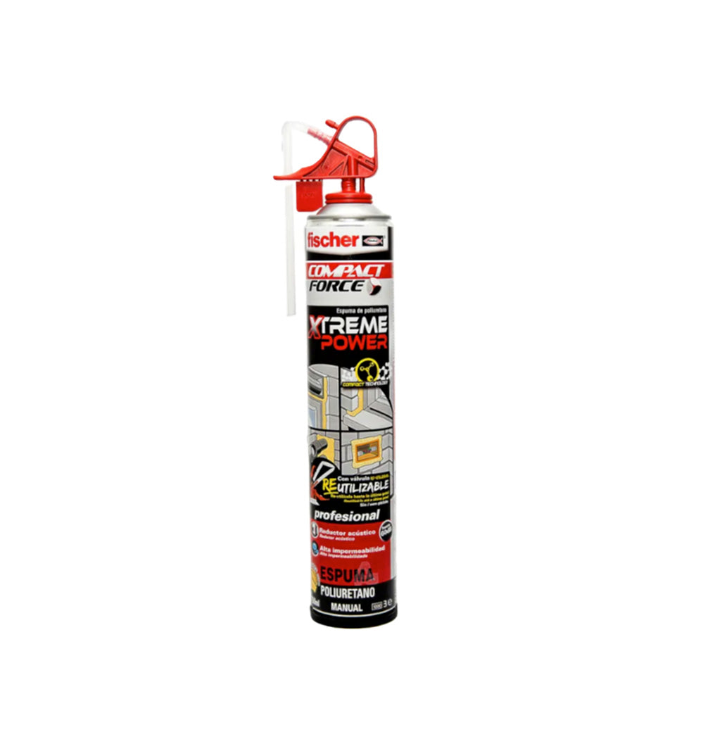 Espuma de poliuretano de alto rendimento Xtreme Power 750 ml manual Fischer