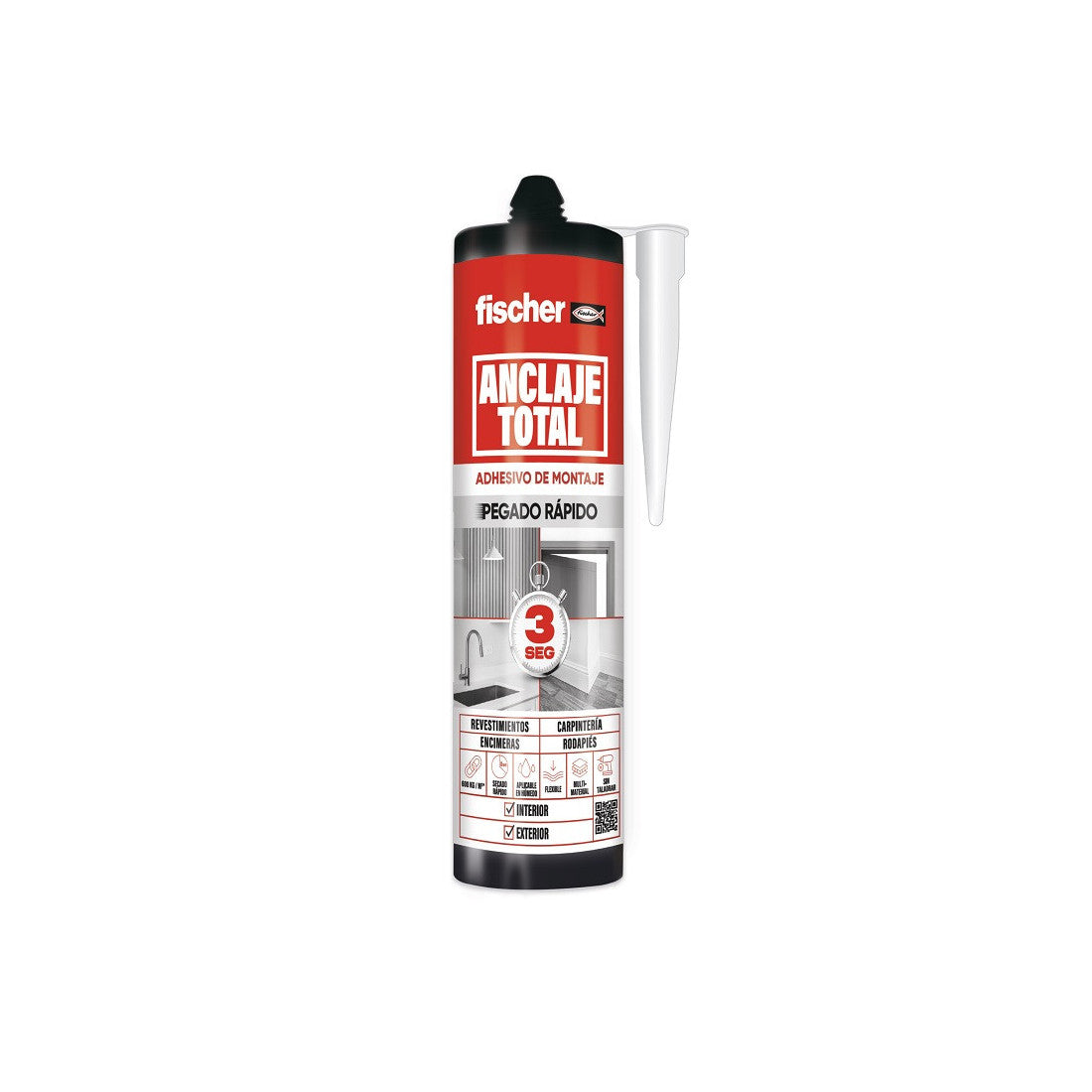 Fischer Total Anchorage Adesivo de Montagem de Fixação Rápida 290ml