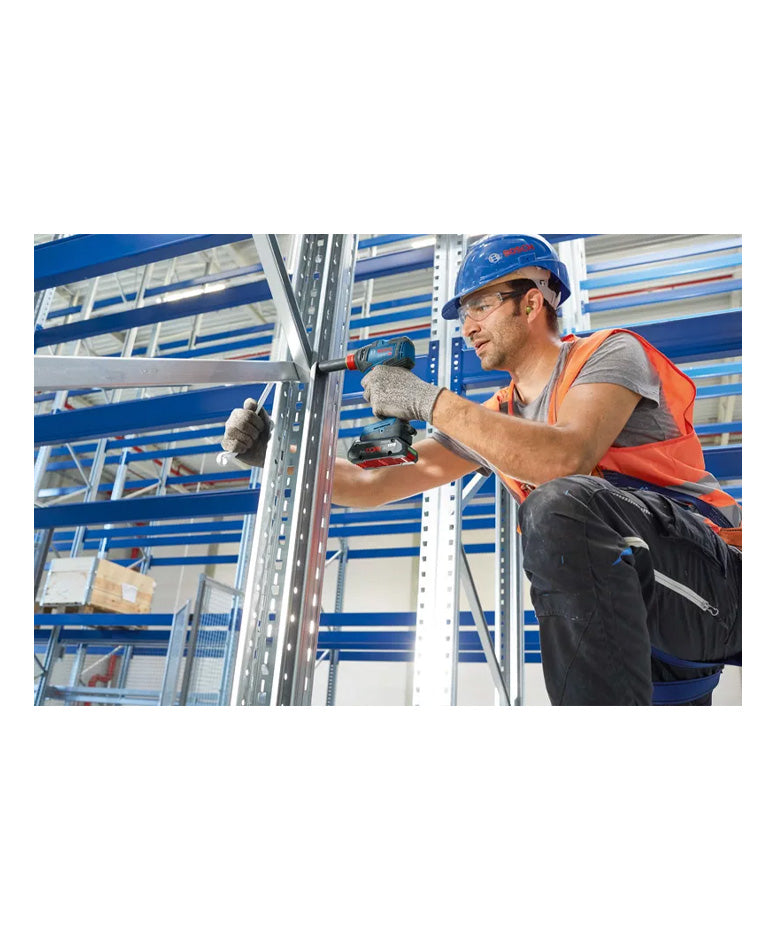 Aparelho de impacto 18V 200Nm + 2bat 4Ah + Carregador + Mala de transporte Bosh GDX 18V-200