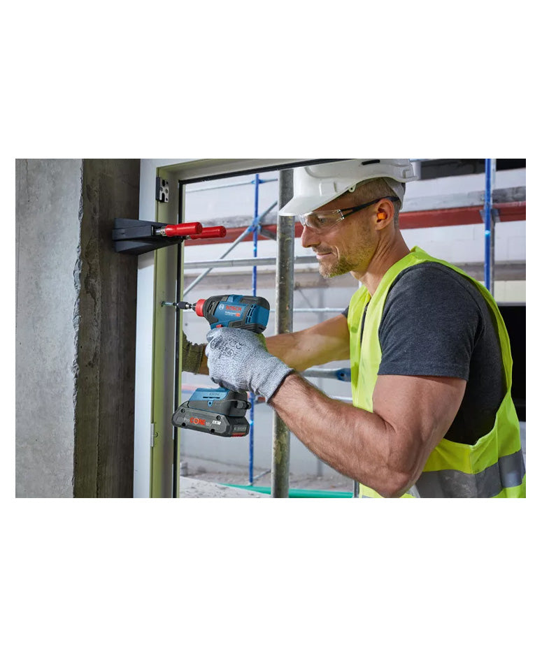 Aparelho de impacto 18V 200Nm + 2bat 4Ah + Carregador + Mala de transporte Bosh GDX 18V-200