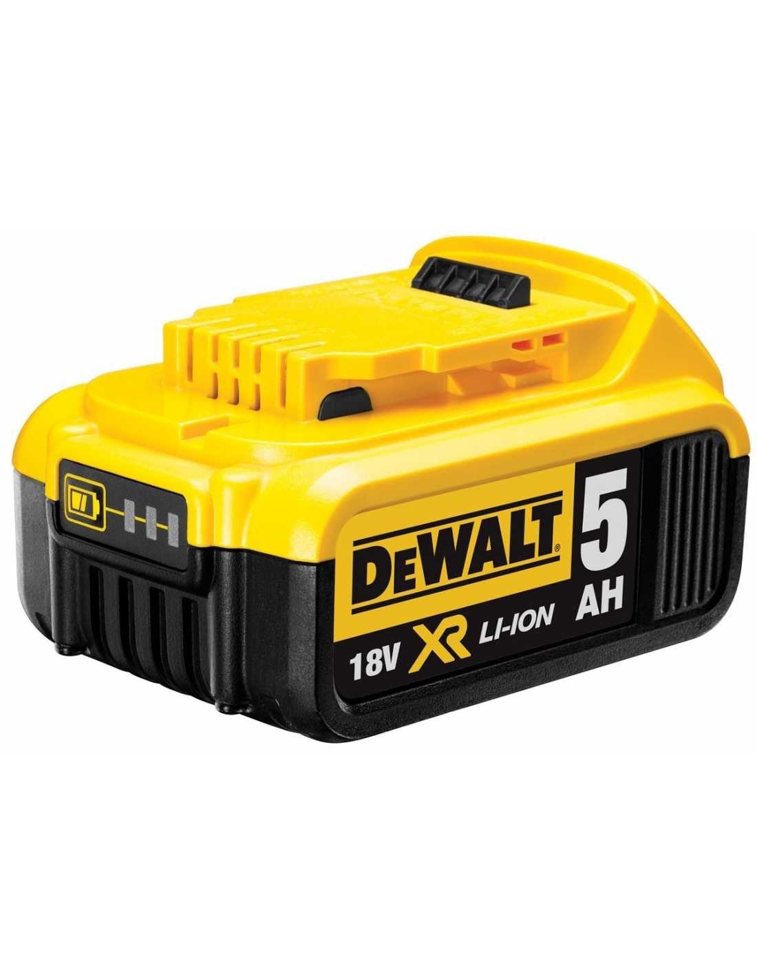 Conjunto de 6 ferramentas de 18 V + 3 baterias de 5 Ah + carregador + malas de transporte + base Tstak Dewalt DCK685P3T