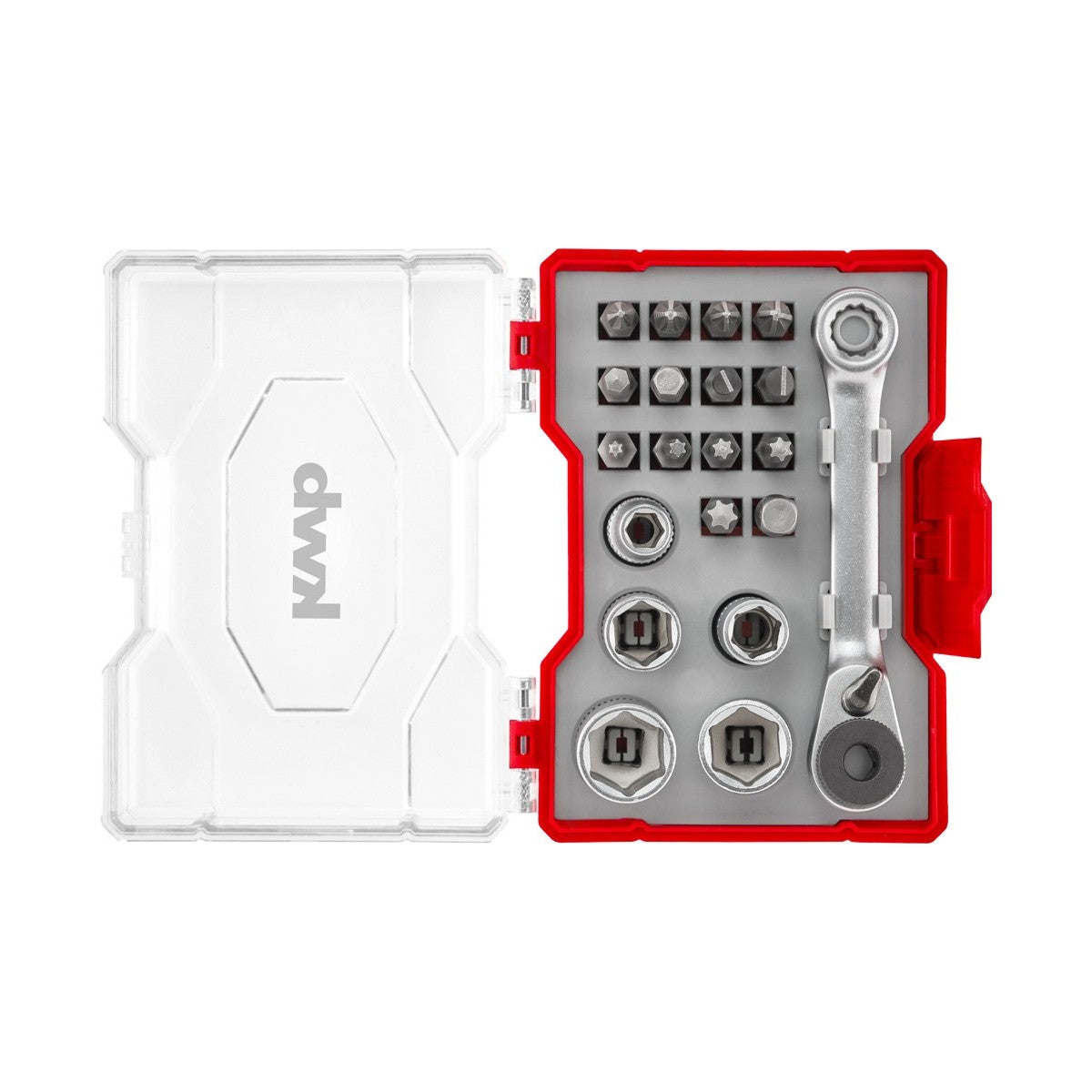 Juego de puntas y vasos XS-CASE 21pc LS Einhell 49118683