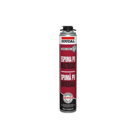 Soudal Multi-Purp Multi-Purp 750ml pistola de pulverização de espuma de poliuretano