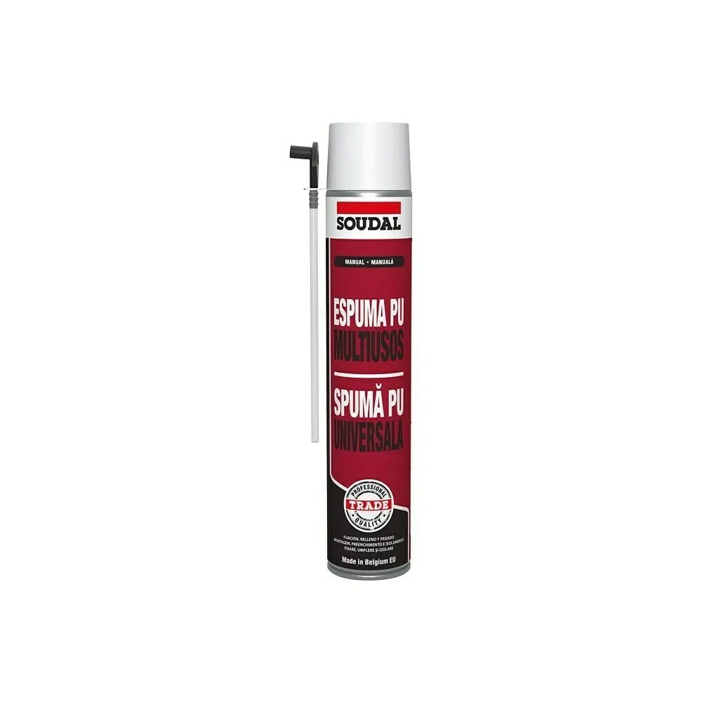 Soudal Multi-Purp Multi-Purp Multi-Purp Recipiente de espuma de poliuretano manual de 750 ml