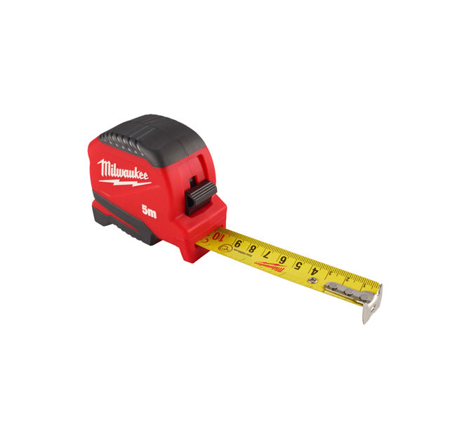 Metrómetro de fita 5 m x 25 mm Compact Gen2 Milwaukee