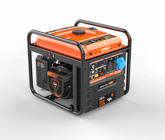 Gerador Inverter 7500 W 230 V 459 cc 4 tempos CRETA SOL Genergy
