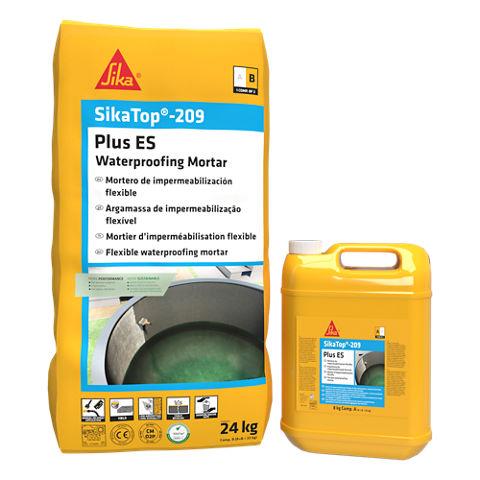 SikaTop-209 Plus ES 24kg argamassa impermeabilizante bicomponente Sika