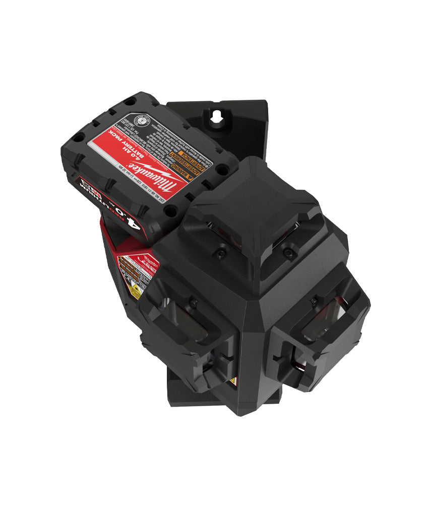 Nível laser de 3 linhas verde Bateria M12 + carregador + mala de transporte Milwaukee M123PL-401C