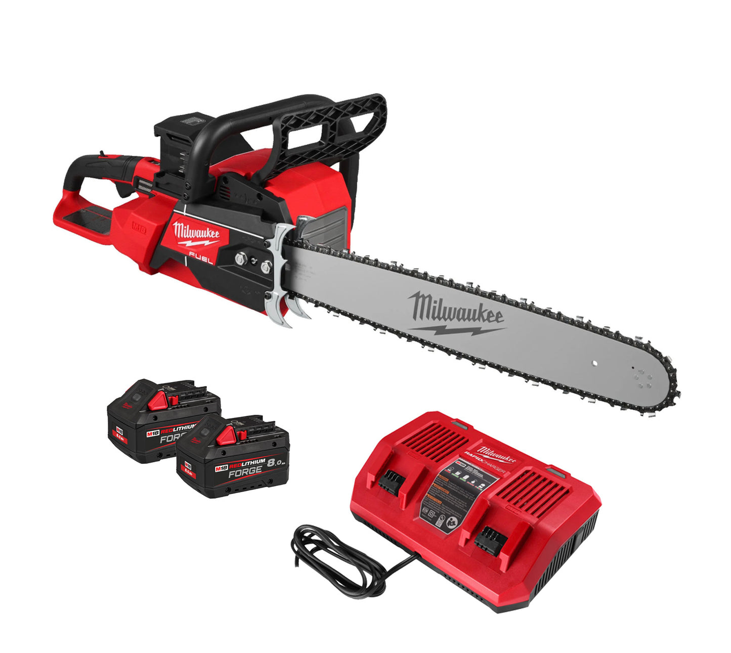 Motosserra a bateria dupla Milwaukee M18F2CHS50-802 50cm